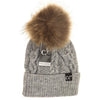 Exclusive Ribbed Cuff Pom Beanie