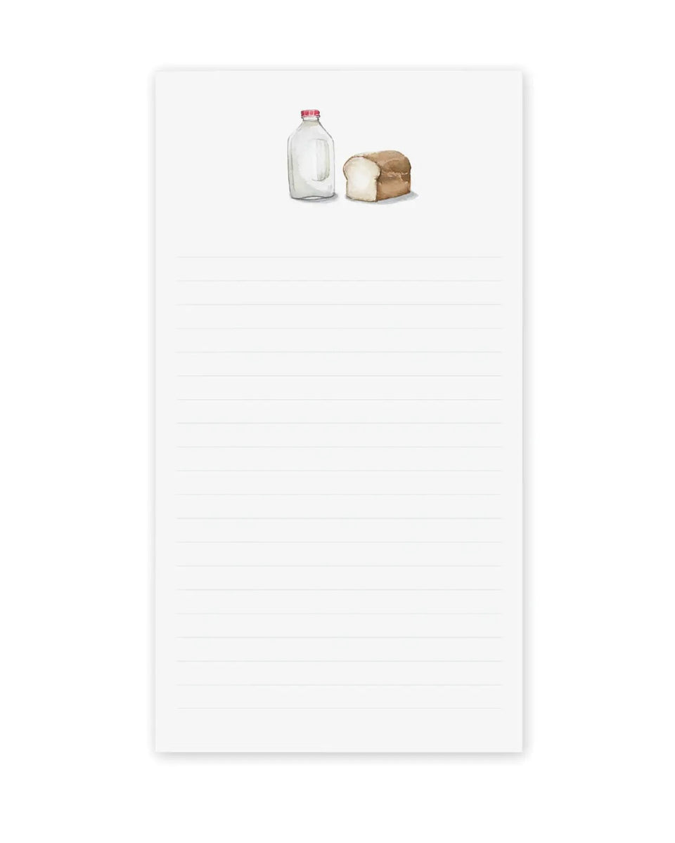 Milk and Bread Notepad – Coulee Boutique