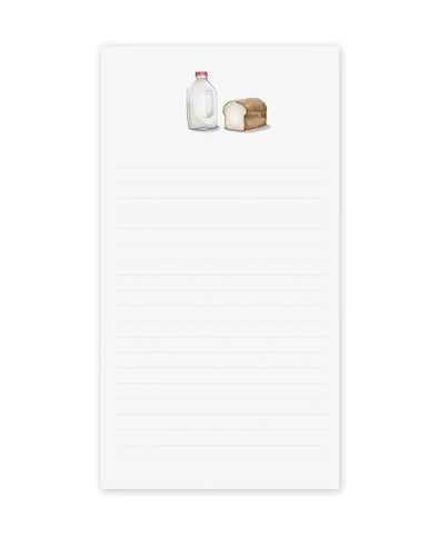 Milk and Bread Notepad