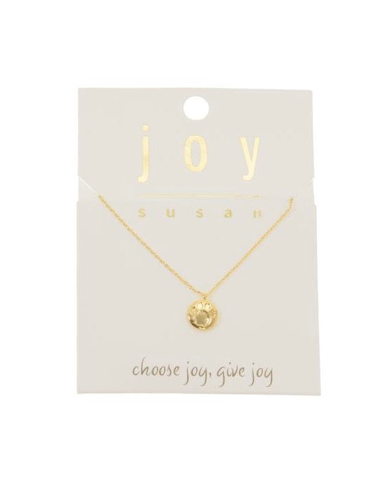 Paw Imprint Necklace