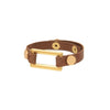 Rectangle Leather Bracelet
