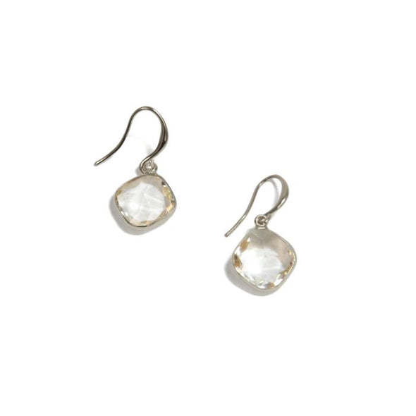 Clear Crystal Hook Earring