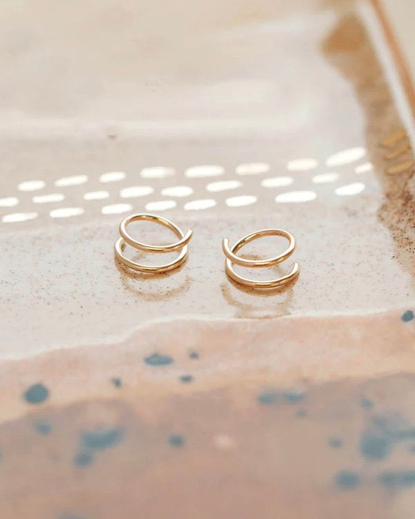Hello Adorn Tiny Twists 14kt Gold Fill Large 8mm